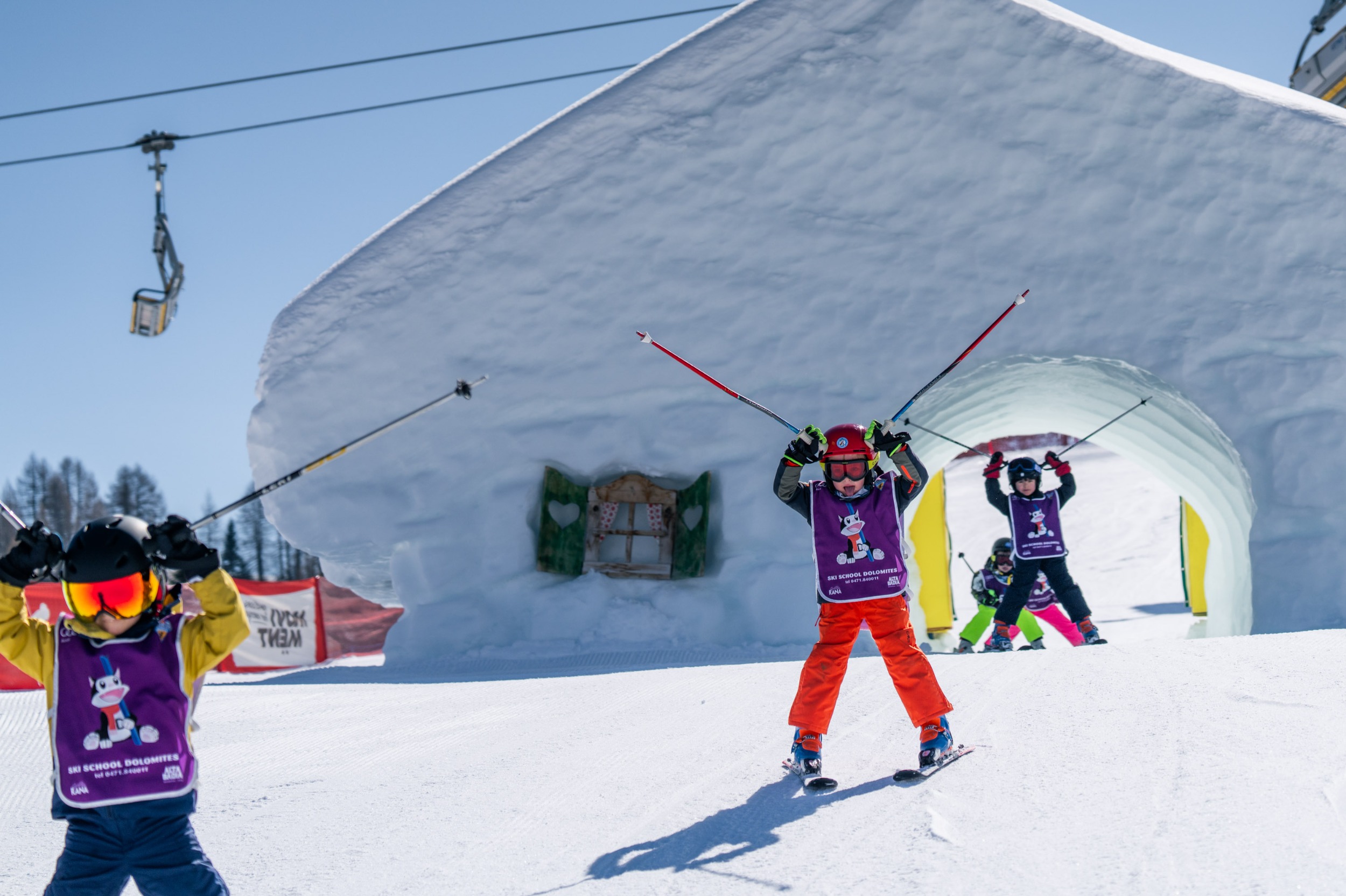 Skikurs kinder spass